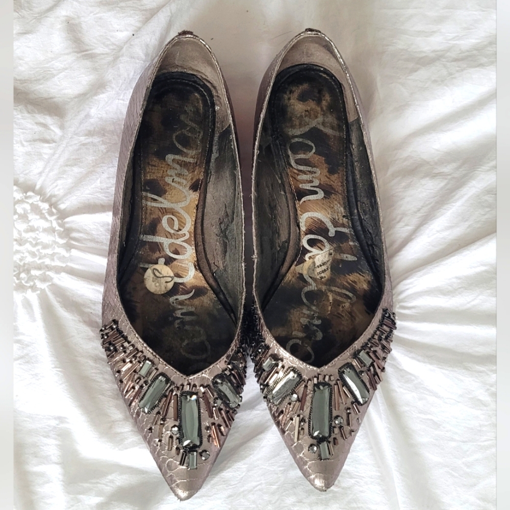 Gorgeous Sam Edelman Irela metallic flats
